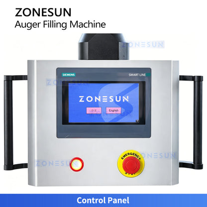 ZONESUN ZS-FM5D Automatic Dual Head Auger Powder Filling Machine 150 L hopper Mixing Filler