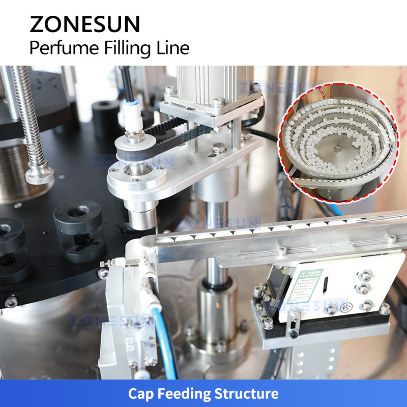 ZONESUN ZS-FALU7 Peristaltic Pump Essential Oils Filling Line