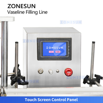 ZONESUN ZS-DTGT2B Heated Jacket Paste Filling Machine | 10–1000ml | Vaseline Cream Ointment | 800–900 BPH