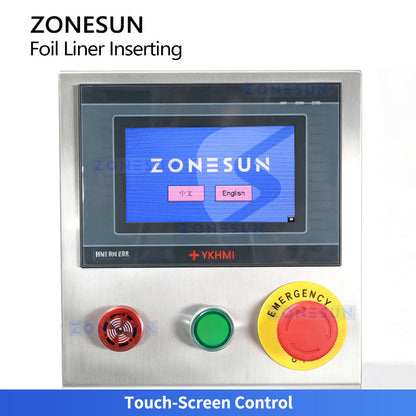 Induction seal liner inserting machine