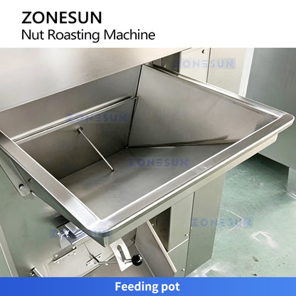 ZONESUN ZS-GHK4 Multi-Drum Rotary Roasting Machine for Peanuts, Almonds, Cashews, Seeds and Granules