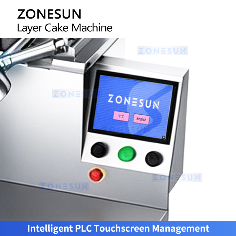 ZONESUN ZS-CZ100 Industrial Automatic Layer Cake Icing Making Machine for Food Factory Production