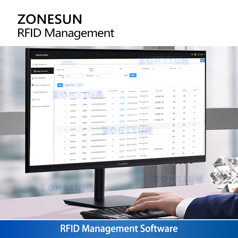 ZONESUN ZS-RIR01 RFID Inventory Management & Asset Tracking System
