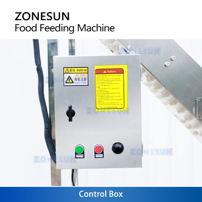 ZONESUN ZS-SLJ2 Custom Automatic Food Feeding Machine For Production Line