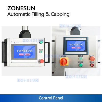 ZONESUN ZS-AFC24VT Detergent Cream Tracking Filling Capping Production Line