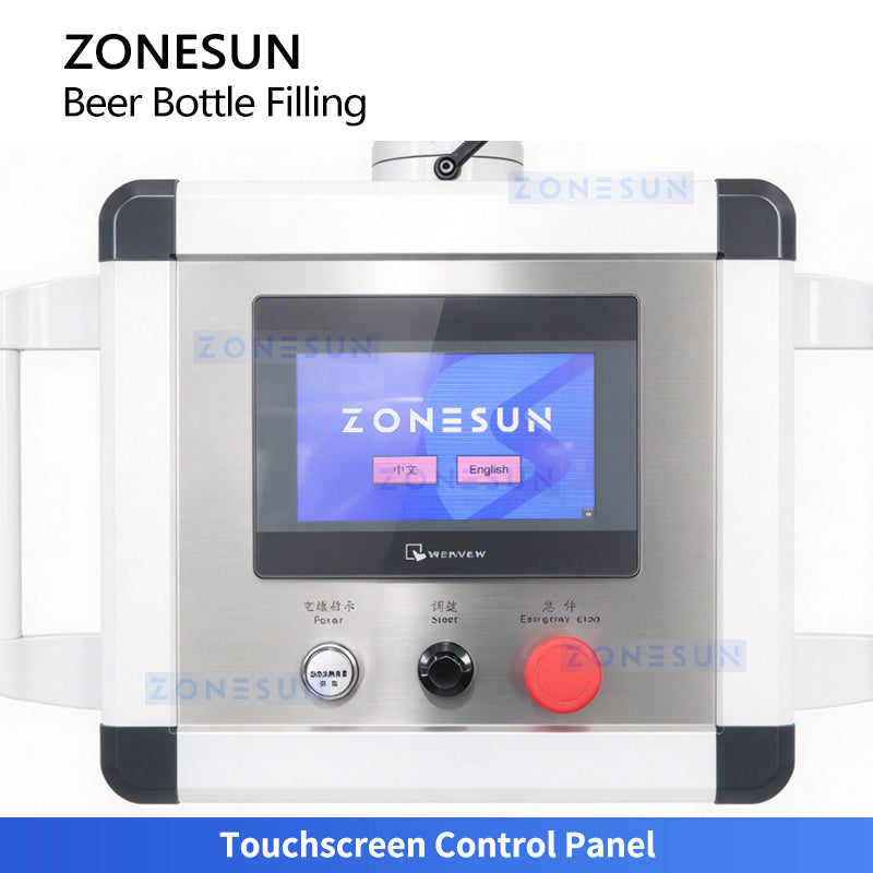 ZONESUN ZS-AFC883B Automatic Beer & Carbonated Beverage Rinsing Filling Capping Machine