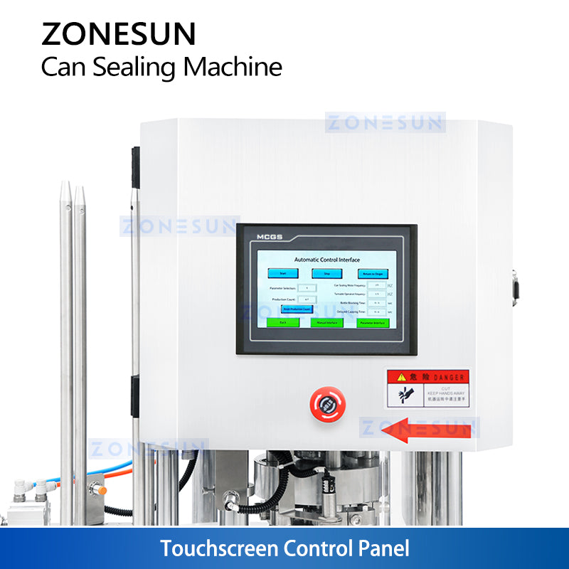 ZONESUN ZS-AFK300 Automatic Electric Can Capping Sealing Machine