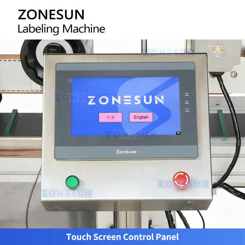 ZONESUN ZS-TB833F 4 Corner Labeling Machine for Cosmetic Box Tamper-evident Security Labeler