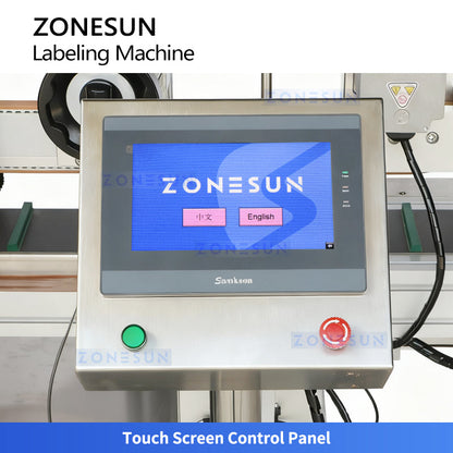 ZONESUN ZS-TB833F 4 Corner Labeling Machine for Cosmetic Box Tamper-evident Security Labeler