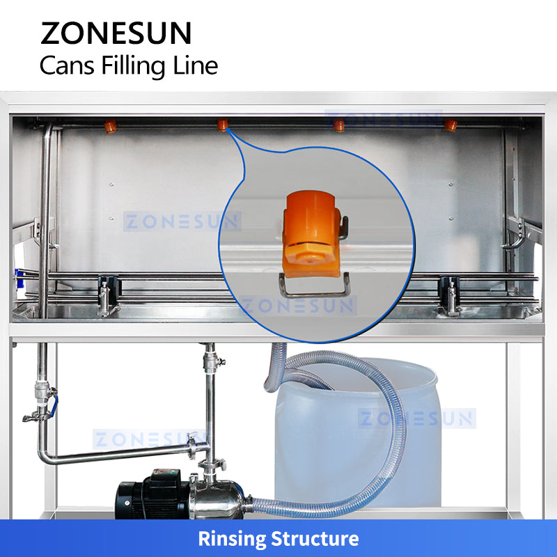 ZONESUN ZS-FAL180A11 Automatic Isobaric Carbonated Drink Can Filling Production Line