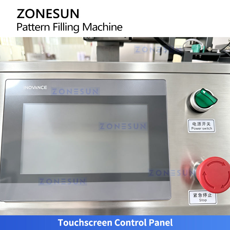 ZONESUN ZS-PGF5 Automatic Dual-Head Cosmetic Cream Filling Machine for Layered Patterns