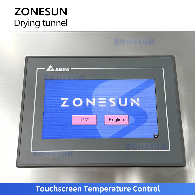 ZONESUN ZS-UVS3 Automatic Glass Vial Hot Air Circulation Drying Tunnel