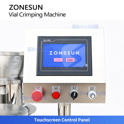 ZONESUN ZS-YG300 Automatic Vial Capping Machine Pharmaceutical Lab Bottle Capper