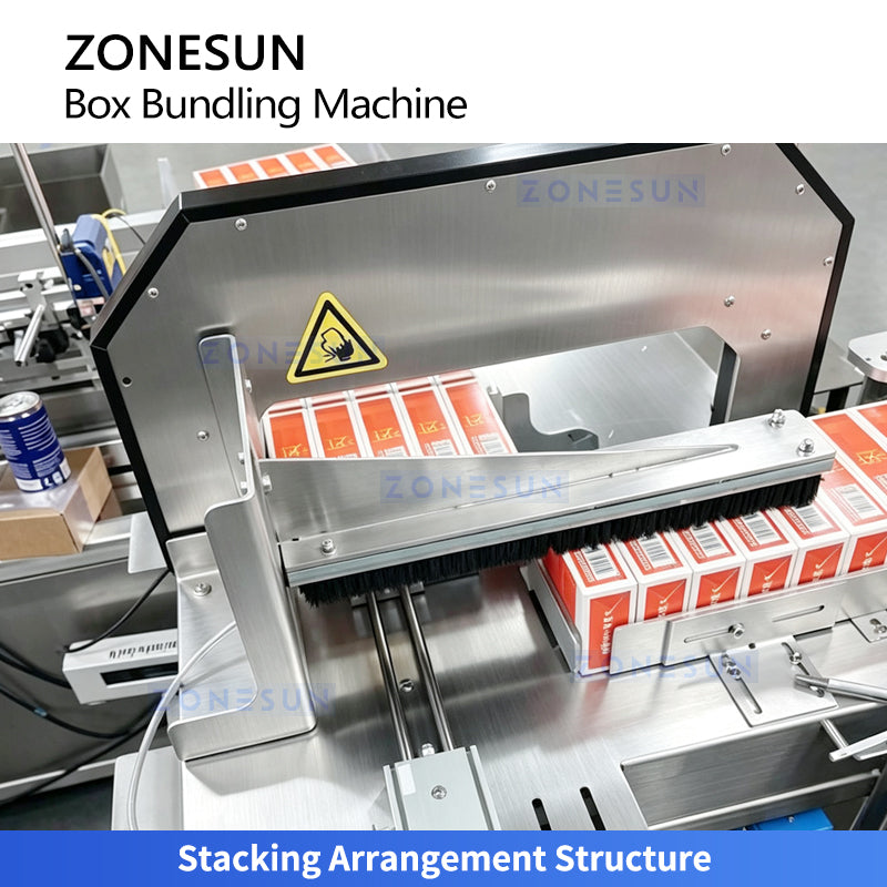 ZONESUN ZS-WK300 Carton Stacking and Film Wrapping Machine for Boxes