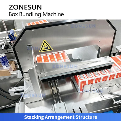 ZONESUN ZS-WK300 Carton Stacking and Film Wrapping Machine for Boxes