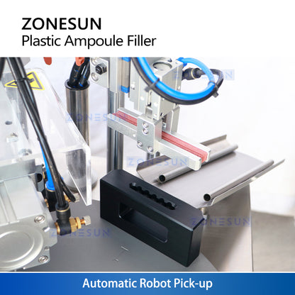 ZONESUN ZS-FS50U 5 Heads Ceramic Pump Sofu Tube Liquid Filling Sealing Machine