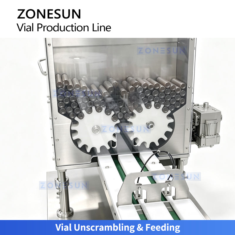 ZONESUN ZS-AFC18 Automatic Vial Filling and Dual-Station Crimp Capping Machine