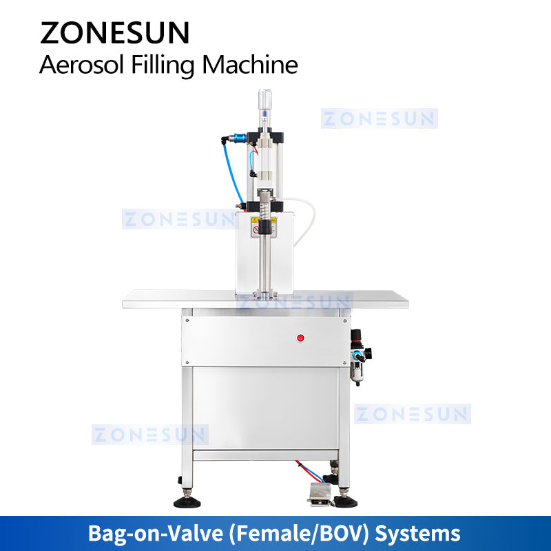Spray can filling machine