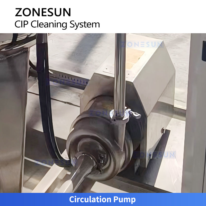 ZONESUN ZS-CIP500 Fully Automatic 3-Tank CIP Cleaning System | 100–1000L | SUS304 | Dairy Beverage Brewery