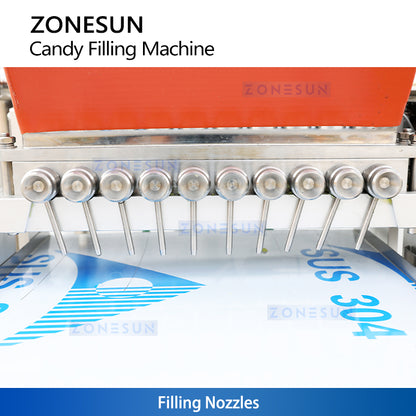 ZONESUN ZS-CTF50 Gummy Depositor Candy Heat Filling Machine 25L Cooker Filler