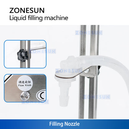 ZONESUN ZS-M100 Semi-Automatic Weighing Liquid Filling Machine