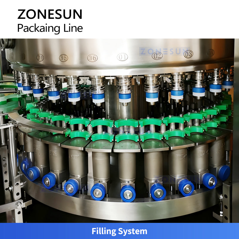 ZONESUN ZS-AFS100 High-Speed Yogurt Drinks Filling and Sealing Machine for Dairy Bottles