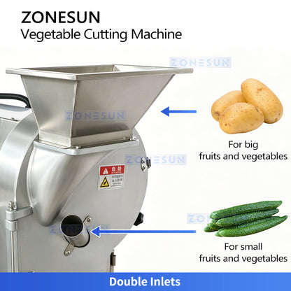 ZONESUN ZS-VCM901 Food Grade Vegetable Cutter Food Slicing Machine ZONESUN
