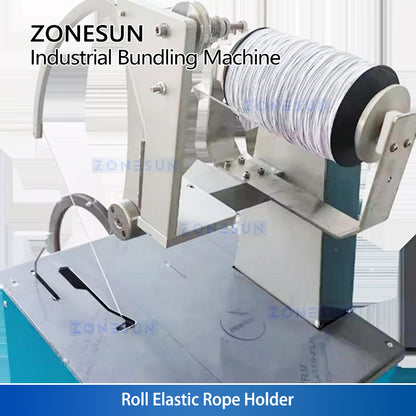 ZONESUN ZS-KZJ100 Automatic Elastic Rope Bundling Machine Vegetables Flowers Cables & Hoses Strapping Machine