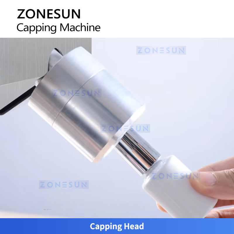 ZONESUN ZS-XG11 Compact Nail Polish Bottle Capping Machine for Cosmetic Bottle Capper