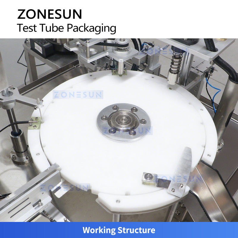 ZONESUN ZS-AFC36 Test Tube Liquid Filling and Capping Machine Cam System Monoblock Equipment