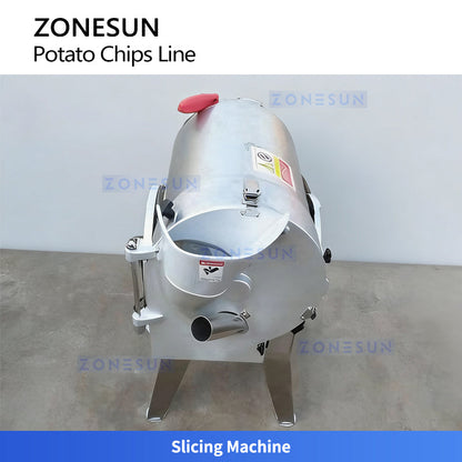 ZONESUN ZS-PCL1 Automatic Potato Chips Production Line for Fire Snack Processing
