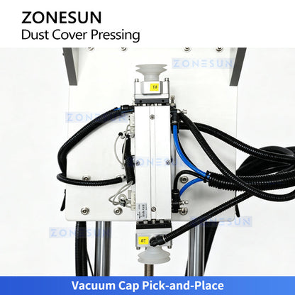 ZONESUN ZS-VTYG03 Automatic Press-On Cap Capping Machine with Belt Pressing for Large Bottles