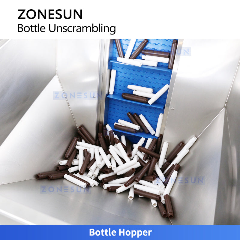 ZONESUN ZS-LPH200 Automatic Bottle Unscrambler with Elevator