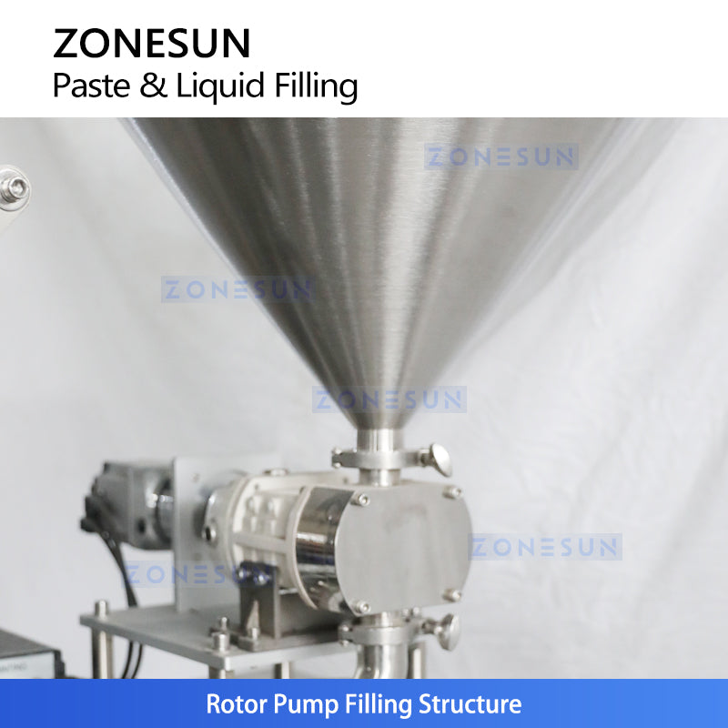 ماكينة تعبئة وتغليف مساحيق أوتوماتيكية في أكياس VFFS طراز ZONESUN ZS-FS100L | 5–100 مل