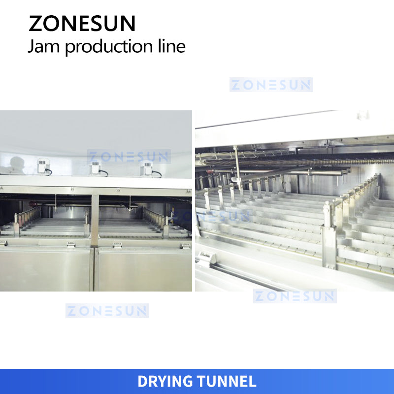 ZONESUN ZS-FAL180V11 Automatic Kaya Jam Filling Capping & Labeling Packaging Line