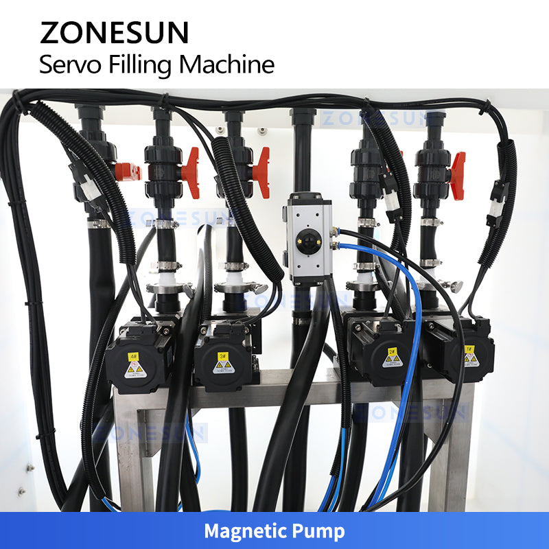 ZONESUN ZS-GYCR4A Automatic Corrosive Liquid Filling Machine Chemical Bottling Packaging