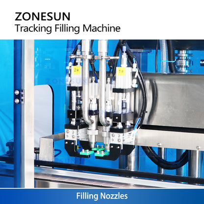 ZONESUN ZS-VTGF2 Servo Gear Pump Viscous Liquid Tracking Filling Machine