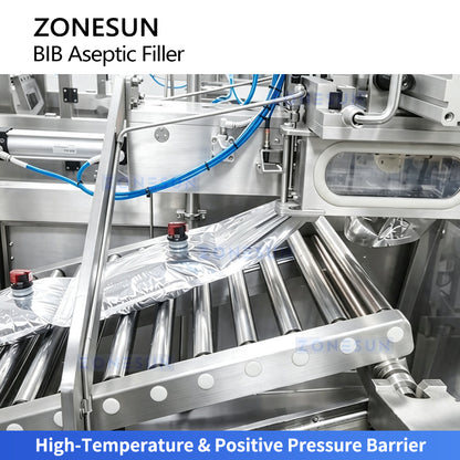 ZONESUN ZS-BIB210 Aseptic Bag-in-Box Filler with Steam Barrier and Vacuum System