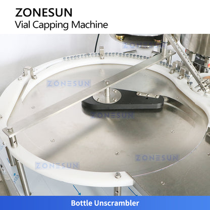 ZONESUN ZS-YG300 Automatic Vial Capping Machine Pharmaceutical Lab Bottle Capper