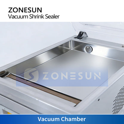 ZONESUN ZS-DZ260 Table-style Vacuum Packing Machine Stainless Steel Body Vacuum Sealing Machine For Food Vegetable