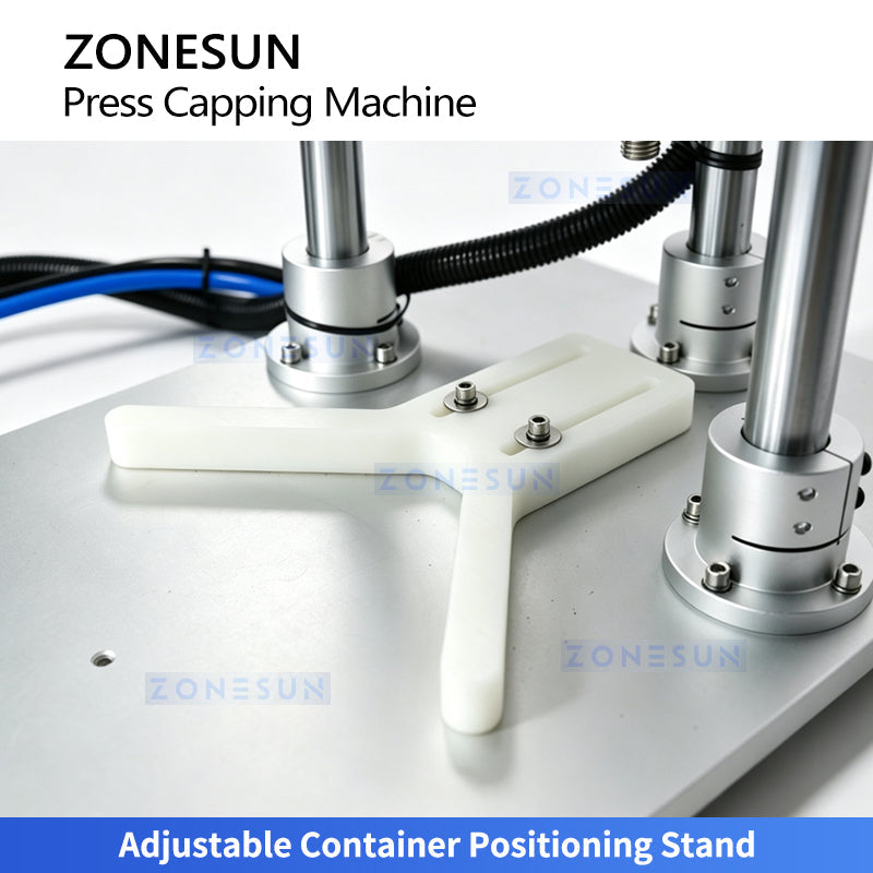 ZONESUN ZS-PDCM100C Pneumatic Paint Can and Large Container Press Capping Machine
