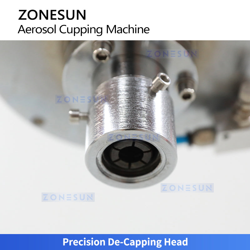 ZONESUN ZS-BG250 Manual Aerosol Can Valve Dismantling Machine
