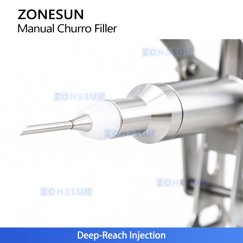 ZONESUN ZS-CZI4 Manual Cream Filling Injector for Bakery Use Donuts, Churros Puffs & Cakes Paste with Precision Dosing System