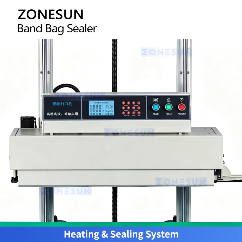 ZONESUN ZS-LWC350L Vertical Large Bag Sealer with Optional Date Coding System