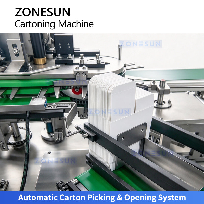 ZONESUN ZS-MSZH30L Automatic Top Load Cartoning Machine