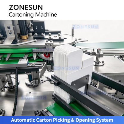 ZONESUN ZS-MSZH30L Automatic Top Load Cartoning Machine