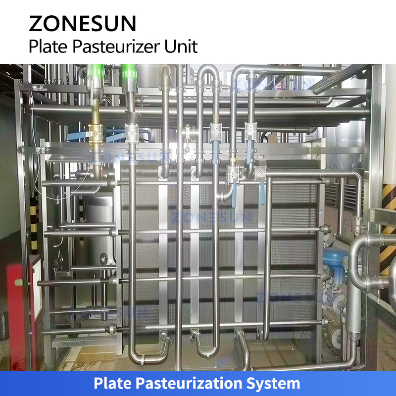 ZONESUN ZS-PRT200 Continuous Plate Pasteurizer and UHT Sterilizer System