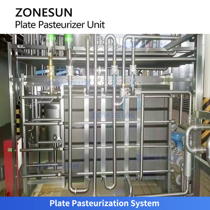 ZONESUN ZS-PRT200 Continuous Plate Pasteurizer and UHT Sterilizer System