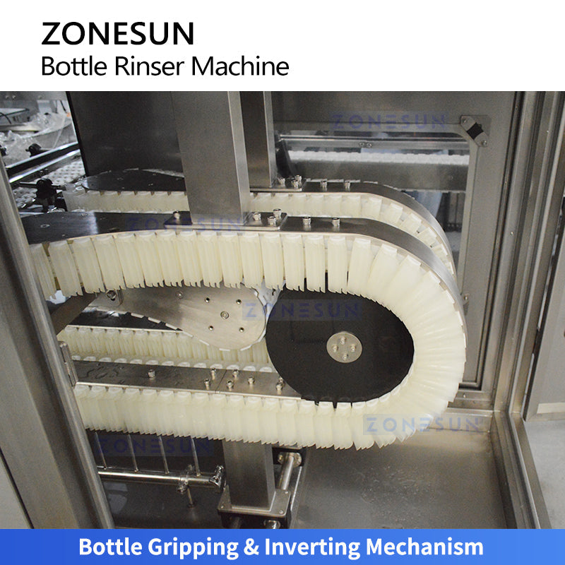 ZONESUN ZS-WB02A Automatic Bottle Water & Air Rinsing Machine for Glass & Plastic Bottles  ZONESUNPRO