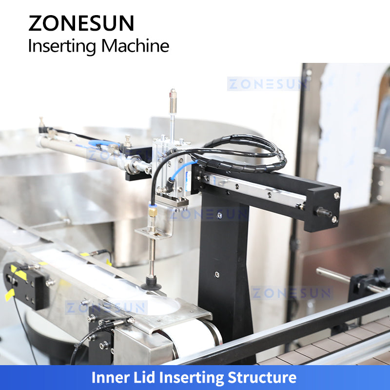 ZONESUN ZS-WIM04 Inner Liner Inserting Machine for Cream Cosmetic  ZONESUNPRO